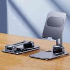 Portable Mobile Phone Tablet Desktop Stand, Color: All Metal Gray - 1