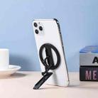 MagSafe Aluminum Alloy Magnetic Phone Holder(Black) - 1