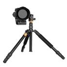 QingZhuangShiDai Q999S Portable Projector Photography Camera Live Gimbal Tripod(Black) - 1