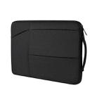 ST02 Large-capacity Waterproof Shock-absorbing Laptop Handbag, Size: 13.3 inches(Mysterious Black) - 1
