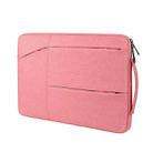 ST02 Large-capacity Waterproof Shock-absorbing Laptop Handbag, Size: 13.3 inches(Lady Pink) - 1