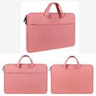 ST01 Large-Capacity Waterproof Shock-Absorbing Laptop Handbag, Size: 15.6 inches(Lady Pink) - 3
