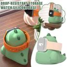 2 PCS H003 Cute Dinosaur Shaped Silicone Charging Stand without Watch For Apple Watch(Yellow) - 2