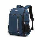 TONO LED Light SLR Digital Camera Backpack With USB Port(Blue) - 1