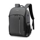 TONO LED Light SLR Digital Camera Backpack With USB Port(Grey) - 1