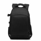 Cationic SLR Backpack Waterproof Photography Backpack with Headphone Cable Hole(Black) - 1