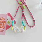 Mobile Phone Case Strap Clip Messenger Mobile Phone Lanyard(Colored Rope+Clip) - 1