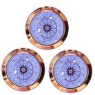 3 PCS Epoxy Constellation Mobile Phone Ring Holder Ring Buckle(Lilac Purple) - 1