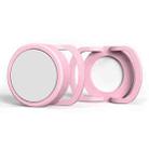 2 PCS  Anti-Lost Tracker Silicone Case for AirTag,Size:  24mm(Pink+White) - 1