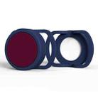 2 PCS  Anti-Lost Tracker Silicone Case for AirTag,Size:  30mm(Midnight Blue+Wine Red) - 1