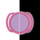 2 PCS  Anti-Lost Tracker Silicone Case for AirTag,Size:  30mm(Luminous Pink +Purple) - 1
