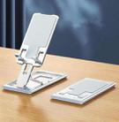 028 Portable Foldable Aluminum Alloy Phone Live Holder(Silver) - 1