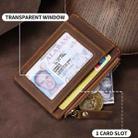 Tracking Locator Leather Wallet RFID Anti-theft Card Holder for AirTag, Color: Classic-Black - 5
