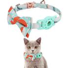 Pet Tracker Collar Insert Buckle Bow Collar For AirTag(Mint Green) - 1