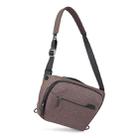 Portable Waterproof Photography SLR Camera Messenger Bag, Color: 6L Coffee Brown - 1