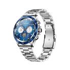 NX1 1.32 Inch Bluetooth Call Body Temperature Monitoring Waterproof Smart Watch(Blue Steel) - 1