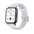 QS16Pro 1.69-Inch Health Monitoring Waterproof Smart Watch, Supports Body Temperature Detection, Color: White - 1