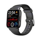 QS16Pro 1.69-Inch Health Monitoring Waterproof Smart Watch, Supports Body Temperature Detection, Color: Black - 1