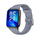 QS16Pro 1.69-Inch Health Monitoring Waterproof Smart Watch, Supports Body Temperature Detection, Color: Silver Gray - 1