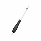 Tablet Stylus Pencil Silicone Case For Apple Pencil 1/2 Gen(Black) - 1