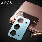 3 PCS Lens Film Aluminum Alloy Sheet Camera Protection Film For Samsung Galaxy Note20 (Green) - 1