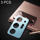 3 PCS Lens Film Aluminum Alloy Sheet Camera Protection Film For Samsung Galaxy Note20 Ultra (Green) - 1