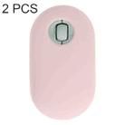 2 PCS Silicone Dustproof Wireless Mouse Protective Case For Logitech Pebble(Pink) - 1