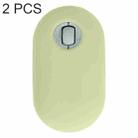 2 PCS Silicone Dustproof Wireless Mouse Protective Case For Logitech Pebble(Matcha Green) - 1