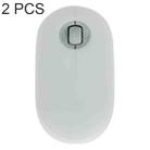 2 PCS Silicone Dustproof Wireless Mouse Protective Case For Logitech Pebble(Transparent) - 1