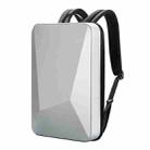 Bopai 61-93318A Hard Shell Waterproof Expandable Backpack with USB Charging Hole, Spec: Regular (Silver) - 1