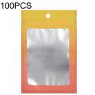 100PCS Aluminum Foil Ziplock Bag Jewelry Data Line Sealed Packaging Bag, Size: 12x18cm (Yellow Gradient) - 1