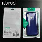 100PCS Phone Case Translucent Yin Yang Self-sealing Packaging Bag(Green) - 1