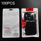 100PCS Phone Case Translucent Yin Yang Self-sealing Packaging Bag(Red) - 1