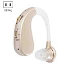 Hearing Aid Audiphones Sound Amplifier US Plug(Golden) - 1