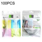 100PCS U19 Frosted Headphone Cable Ziplock Packaging Bag, Style: Tissue - 1