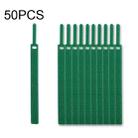 50 PCS Needle Shape Self-adhesive Data Cable Organizer Colorful Bundles 15 x 200mm(Green) - 5