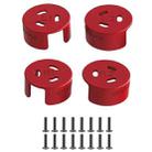 4 PCS / Set Sunnylife AT-MD475 Dust-proof Waterproof Aluminum Alloy Motor Cover For DJI Avata(Red) - 1