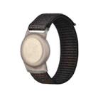 220mm For AirTag Tracker Child Adult Nylon Strap Wristband Protective Case  (Black) - 1