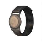170mm For AirTag Tracker Child Adult Nylon Strap Wristband Protective Case  (Black) - 1