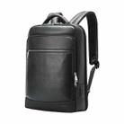 Bopai 61-121561 Multifunctional Anti-theft Laptop Business Backpack with USB Charging Hole(Black) - 1