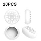 20 PCS Peripheral Button VR Handle Rocker Silicone Protective Cover, For Meta Quest 2(White) - 1