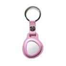 Leather Keychain Protective Sleeve For Huawei Tag GPS Tracker Locator(Pink) - 1