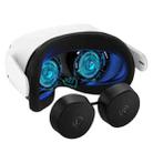 Dustproof Scratch Resistant VR Glasses TPU Lens Protector, For Oculus Quest 2(Black) - 6