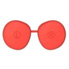 Dustproof Scratch Resistant VR Glasses TPU Lens Protector, For Oculus Quest 2(Red) - 1