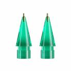 For Apple Pencil 1/2 2pcs Stylus Transparent Replacement Needle Nib, Spec: Extended (Green) - 1