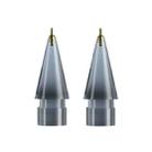 For Apple Pencil 1/2 2pcs Stylus Transparent Replacement Needle Nib, Spec: Extended (Gray) - 1