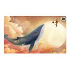 Intelligent Timing Tthickened Waterproof Heating Mouse Pad CN Plug, Spec: Whale Moon(60x36cm) - 1