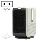 Home Desktop Heating and Cooling Dual-purpose Mini Heater, EU Plug, Style: With Remote Control (White) - 1