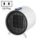 XY-610 Home Office Desk Mini Low Noise Heater Warm Air Machine, Plug Type: US Plug(White) - 1