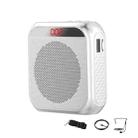 S17 Mini Portable Tour Guide Teaching Loudspeaker with Screen Display(Bright White) - 1